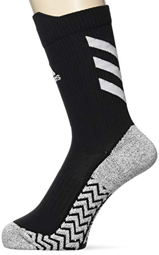 adidas Ask TX CRW UL S Socks, Unisex Adulto, Black/White/White, XL