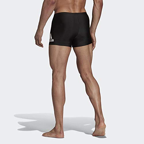 adidas Badge Fitness Boxer-Badehose M Bañador, Hombre, Negro (Black/White), 4