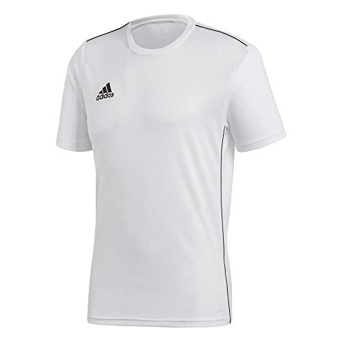 Adidas Core 18 Training Jsy, Camiseta Hombre Blanco (White/Black), M