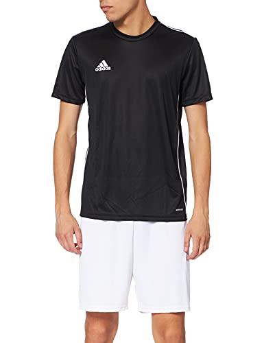 Adidas CORE18 JSY T-shirt, Hombre, Black/ White, L