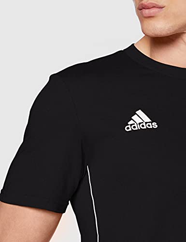 adidas CORE18 tee T-Shirt, Hombre, Black/White, L