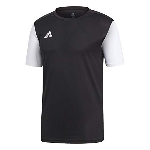 adidas ESTRO 19 JSY Camiseta de Manga Corta, Niños, Black, XL