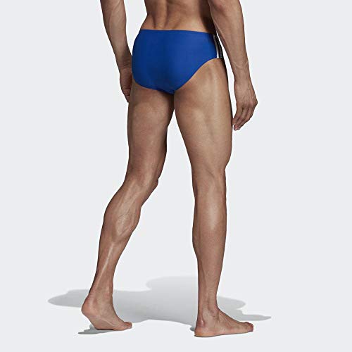 adidas Fitness 3 Bandas Bañador Slip, Hombre, Azul (Collegiate Royal/White)