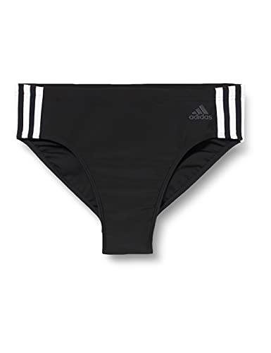 adidas Fitness 3 Bandas Bañador Slip, Hombre, Negro (Black/White)