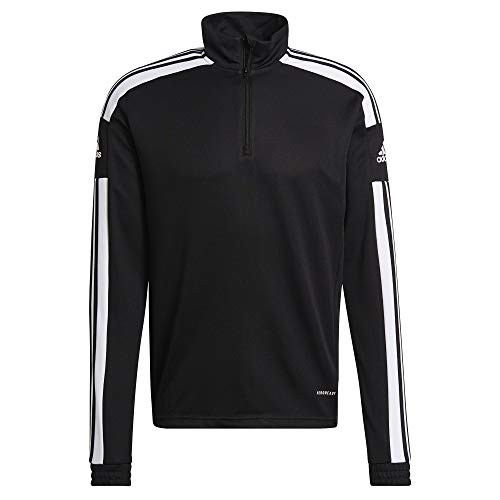 adidas GK9562 SQ21 TR Top Pullover Mens Black/White XL