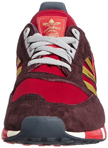 adidas Originals Boston Super, Power Red-Gold Metallic-Night Red, 9