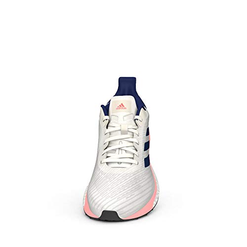 adidas Solar Drive 19 W, Zapatillas de Running Mujer, Chalk White/Tech Indigo/Glory Pink, 41 1/3 EU