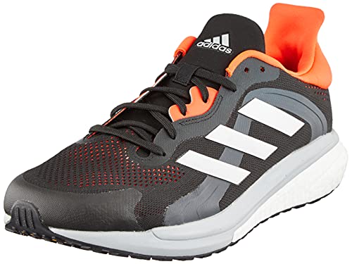 adidas Solar Glide 4 ST M, Zapatillas de Running Hombre, NEGBÁS/Gridos/Rojsol, 44 EU