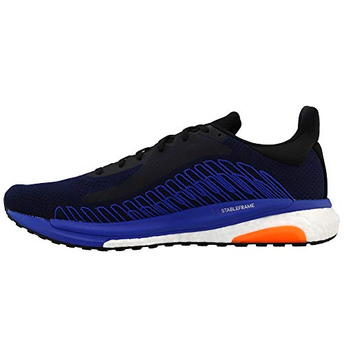 adidas Solar Glide St 3 - Tenis de correr para hombre, azul (Azul marino/ Naranja (Collegiate Navy/Orange)), 47 EU