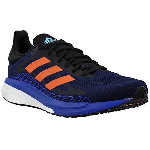 adidas Solar Glide St 3 - Tenis de correr para hombre, azul (Azul marino/ Naranja (Collegiate Navy/Orange)), 47 EU