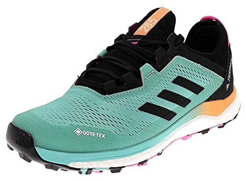 adidas Terrex Agravic Flow GTX W, Zapatillas de Trail Running Mujer, MENACI/NEGBÁS/ROSCHI, 38 2/3 EU