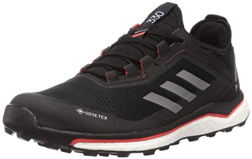 adidas Terrex Agravic Flow GTX, Zapatillas de Running Hombre, NEGBÁS/Gricua/Rojsol, 43 1/3 EU