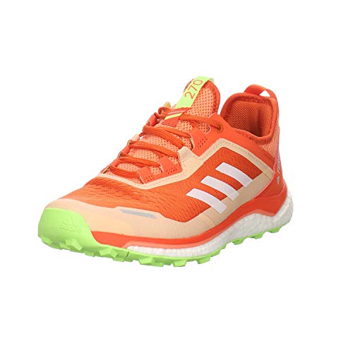 adidas Terrex Agravic Flow W, Zapatillas Deportivas Mujer, Amber Tint/FTWR White/Signal Green, 39 1/3 EU