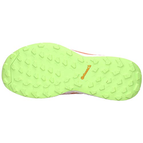 adidas Terrex Agravic Flow W, Zapatillas Deportivas Mujer, Amber Tint/FTWR White/Signal Green, 39 1/3 EU