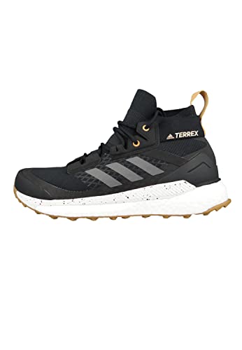 adidas Terrex Free Hiker Primeblue, Walking Shoe Hombre, Core Black/Grey/Mesa, 42 EU