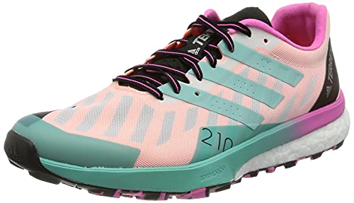 adidas Terrex Speed Ultra W, Zapatillas de Trail Running Mujer, FTWBLA/MENACI/ROSCHI, 38 EU