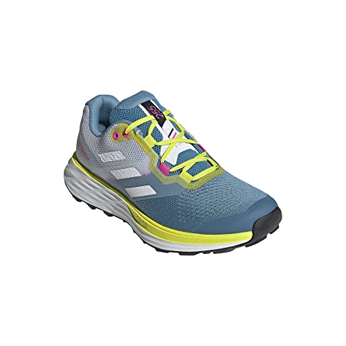 adidas Terrex Two Flow W, Zapatillas de Trail Running Mujer, AZUBRU/Balcri/AMAACI, 38 2/3 EU