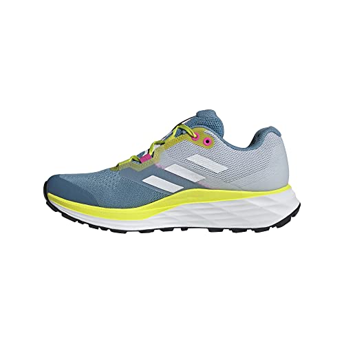 adidas Terrex Two Flow W, Zapatillas de Trail Running Mujer, AZUBRU/Balcri/AMAACI, 41 1/3 EU