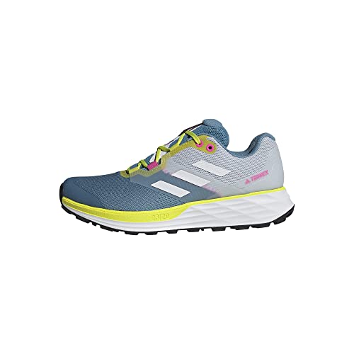 adidas Terrex Two Flow W, Zapatillas de Trail Running Mujer, AZUBRU/Balcri/AMAACI, 41 1/3 EU