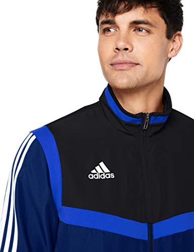 adidas Tiro 19 Pre Jkt Chaqueta, Hombre, Azul (Dark Blue/Black/White), M