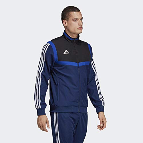 adidas Tiro 19 Pre Jkt Chaqueta, Hombre, Azul (Dark Blue/Black/White), M