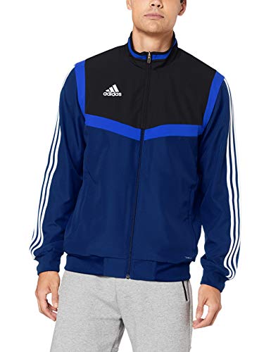 adidas Tiro 19 Pre Jkt Chaqueta, Hombre, Azul (Dark Blue/Black/White), M