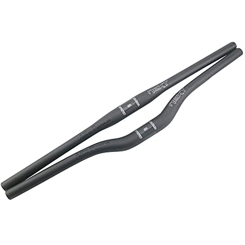 Alfa Pasca Manillar de Carbono MTB Manillares de Carbono MTB Micicleta montaña 31.8 * 760mm Negro Mate Manillares Bici