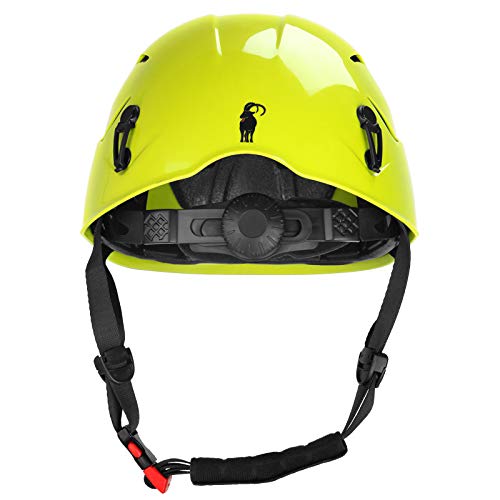 ALPIDEX Casco de Escalada Universal para Mujer y Hombre Casco ferrata en Amarillo