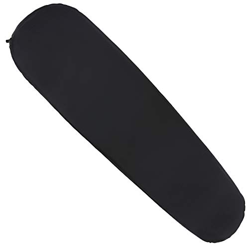 ALPIDEX Colchoneta Autohinchable 183 x 51 x 3 cm Esterilla Autoinflable Acampada, Color:Negro Combate