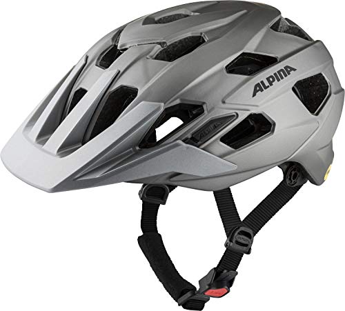 ALPINA PLOSE MIPS Casco, Unisex-Adult, Dark-Silver Matt, 57-61 cm