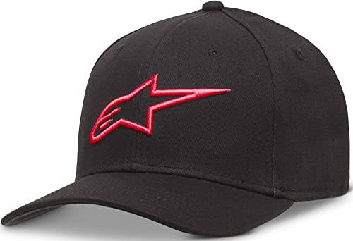 Alpinestars, Ageless Curve, Gorra De Beisbol, Negro/Rojo, S/M, Hombre