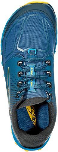 ALTRA Men's AL0A4VQB Superior 4.5 Trail Running Shoe, Blue/Yellow - 9 M US