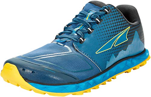 ALTRA Men's AL0A4VQB Superior 4.5 Trail Running Shoe, Blue/Yellow - 9 M US