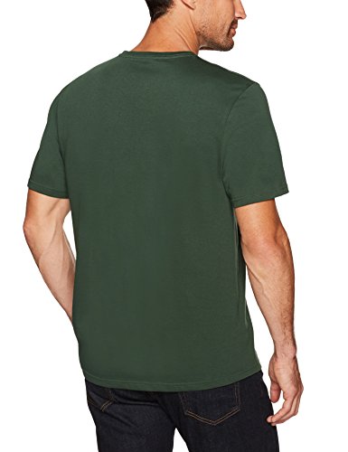 Amazon Essentials 2-Pack Regular-Fit Short-Sleeve Crewneck T-Shirts Camiseta, Verde (Dark Green), X-Small