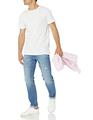 Amazon Essentials 6-Pack Crewneck Undershirts Camisa, Blanco (White), X-Large