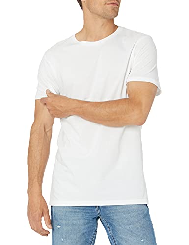 Amazon Essentials 6-Pack Crewneck Undershirts Camisa, Blanco (White), X-Large