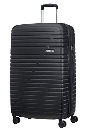 American Tourister Aero Racer Spinner 79 Expandable - 4,6 Kg Equipaje de mano, cm, 115 liters, Negro (Jet Black)