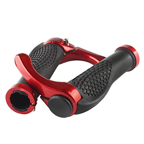 Andux Quid puños para Manillar para Bicicleta MTB floding Bike Horn Tipo zxc-cb02 , Rojo