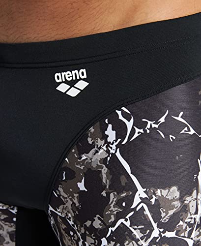 ARENA Bañador Jammer Hombre Earth Texture, Black/Black Multi, L (004653)