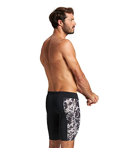 ARENA Bañador Jammer Hombre Earth Texture, Black/Black Multi, M (004653)