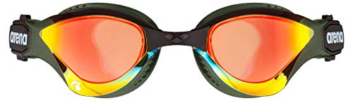 ARENA Gafas Cobra Tri Swipe Mirror Natación, Unisex Adulto, Yellow Copper, Talla Única