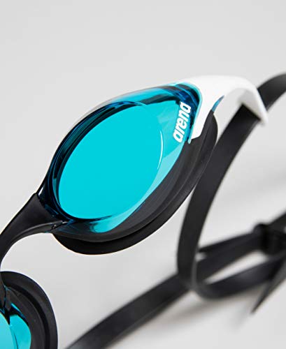 ARENA Gafas de natación Cobra Swipe para hombre, color azul y blanco, talla única