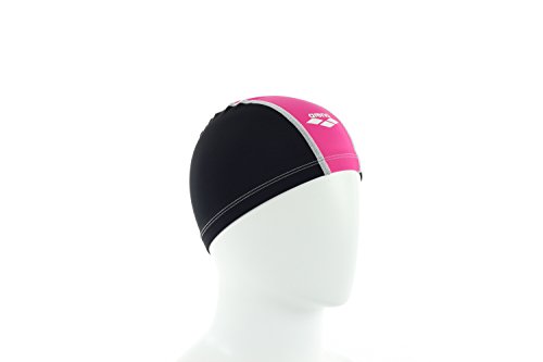 ARENA Unix Gorro, Unisex-Adult, Black-Fuchsia-White, Talla única