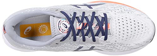 ASICS DYNABLAST 2, Zapatillas de Running Hombre, Glacier Grey Thunder Blue, 43.5 EU