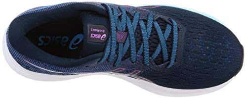 Asics Evoride 2, Road Running Shoe Mujer, French Blue/Digital Grape, 39 EU