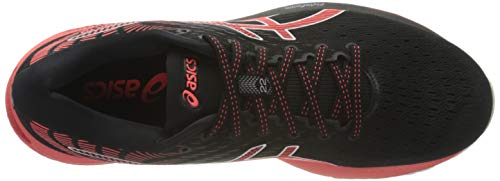 Asics Gel-Cumulus 22 Tokyo, Road Running Shoe Hombre, Black/Sunrise Red, 44.5 EU