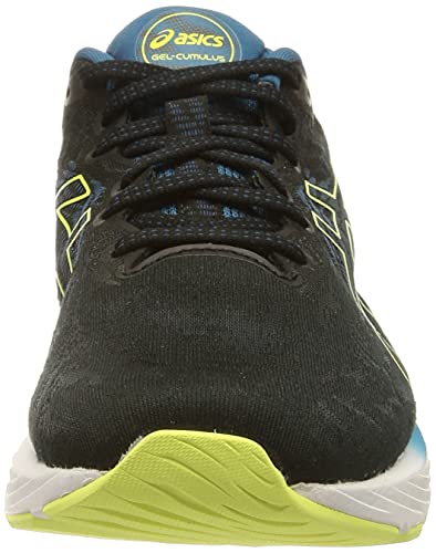 Asics Gel-Cumulus 23, Zapatillas para Correr Hombre, Black/Glow Yellow, 43.5 EU