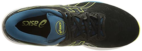 Asics Gel-Cumulus 23, Zapatillas para Correr Hombre, Black/Glow Yellow, 43.5 EU