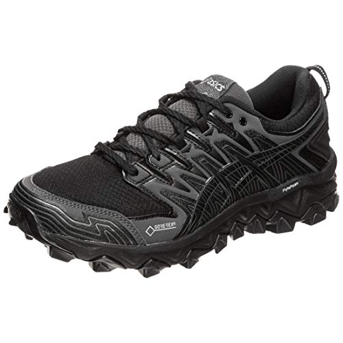 Asics Gel-Fujitrabuco 7 G-TX, Zapatillas de Entrenamiento Mujer, Multicolor (Black/Dark Grey 001), 38 EU