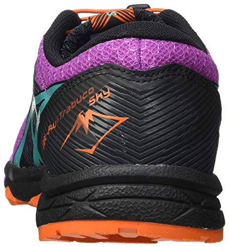 Asics Gel-Fujitrabuco Sky, Trail Running Shoe Mujer, Digital Grape/Baltic Jewel, 40 EU